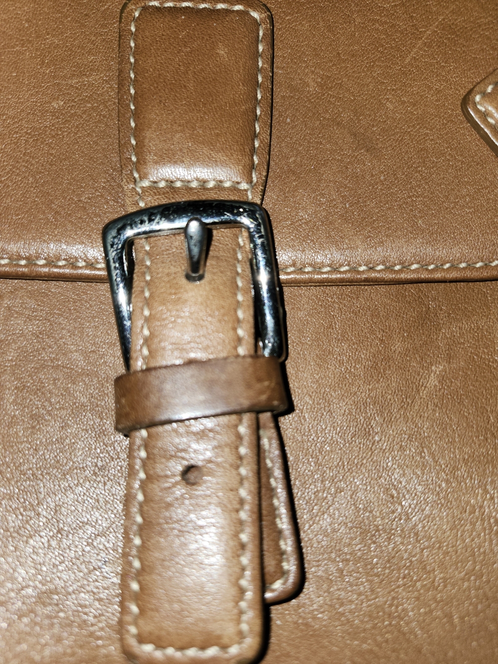 Coach Tan Leather Shoulder Bag 2000 Vintage - Picture 5 of 11